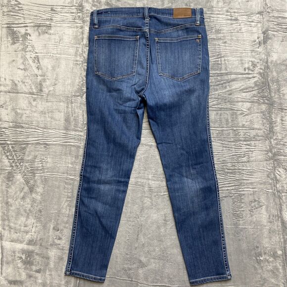 Madewell 10" High Rise Skinny Jeans Women's Size 29P Blue - Picture 2 of 11